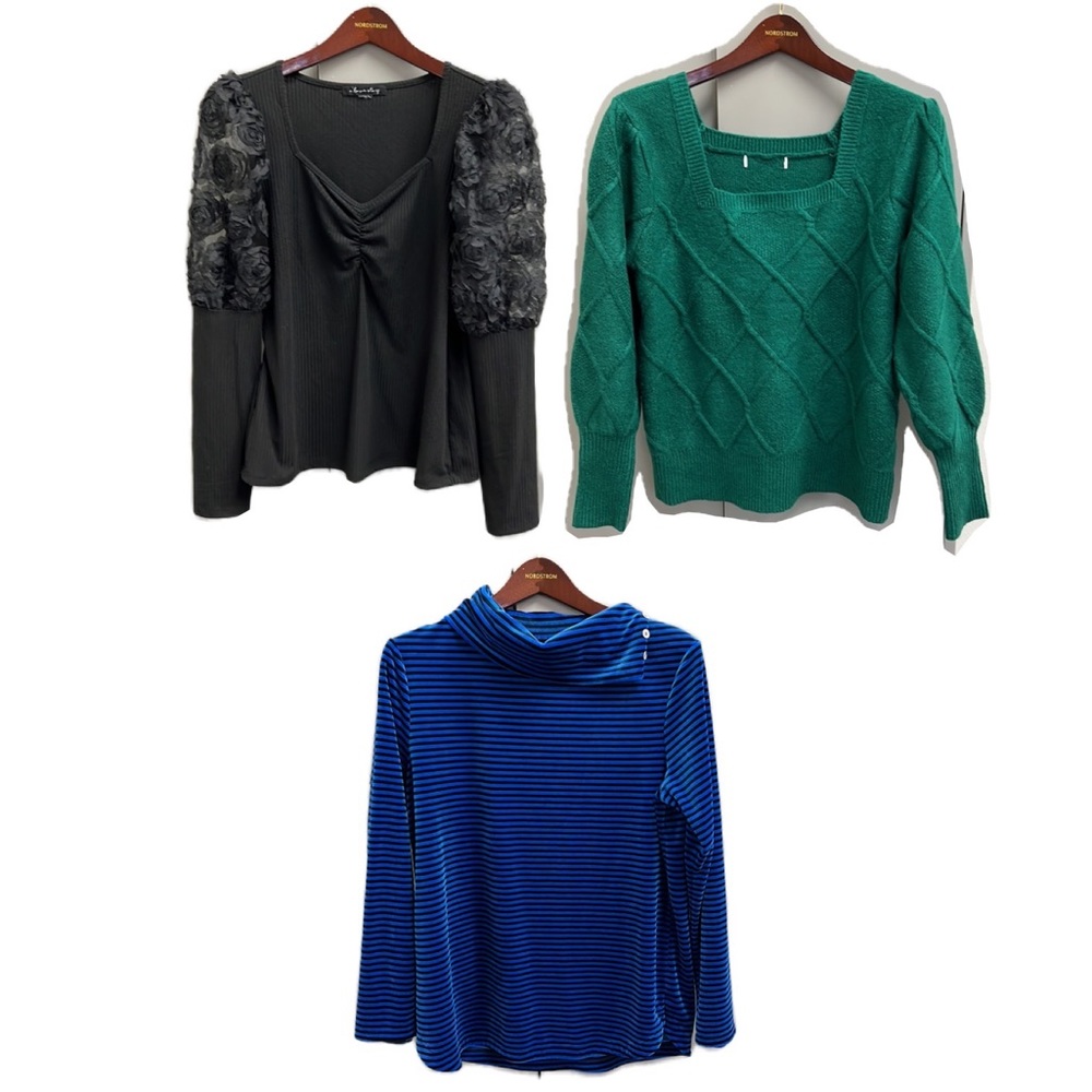 Three Long Sleeves Blouses